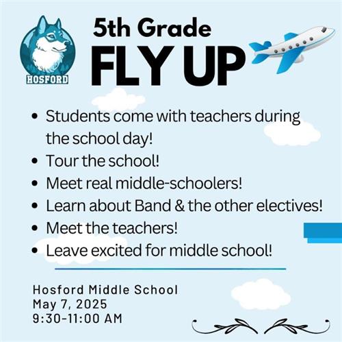 5th grade fly up poster